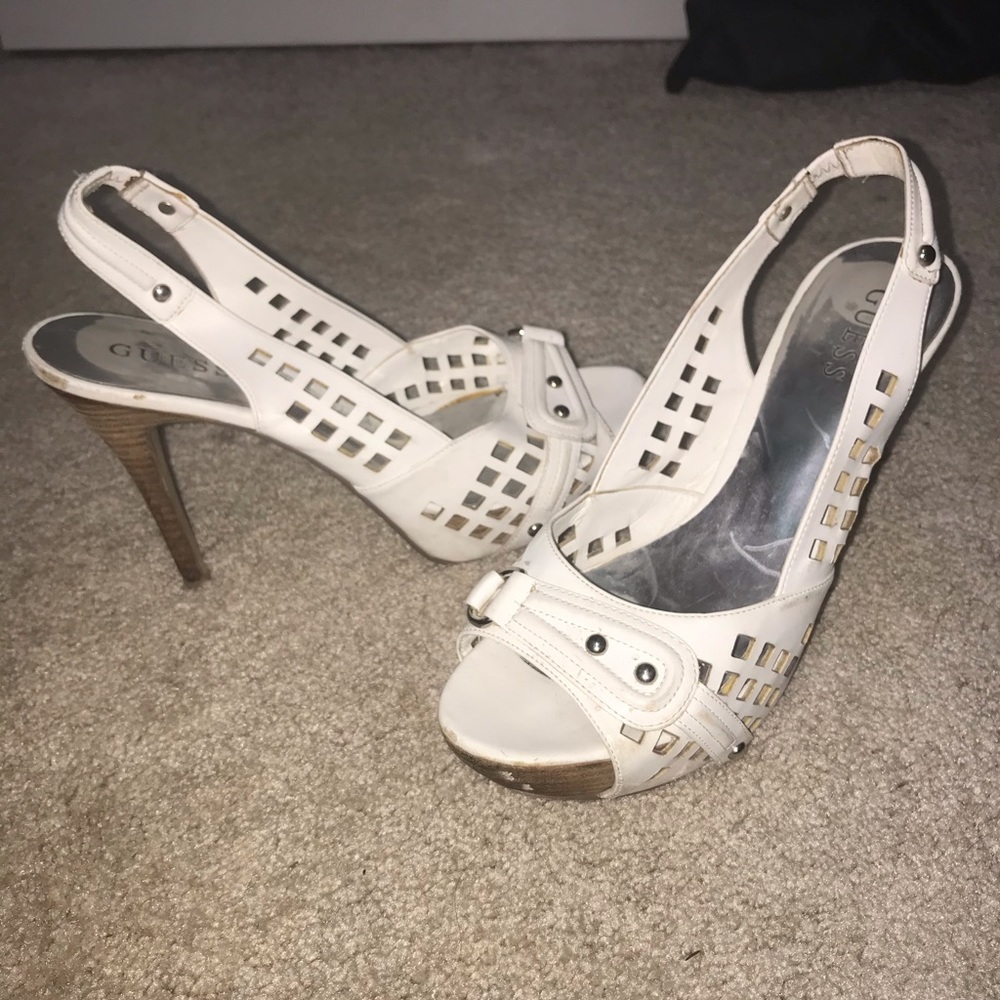 Guess caged heels 8.5